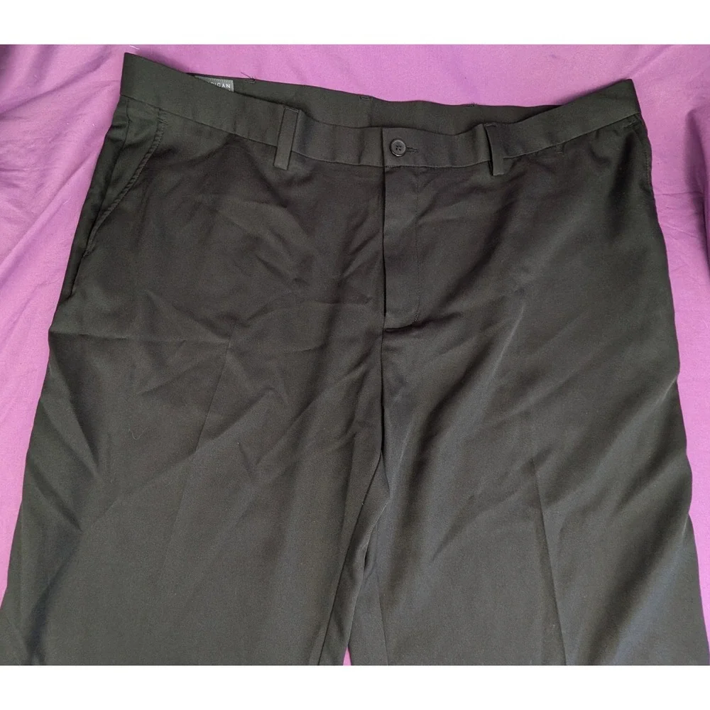 Vtg 90s Mens 42x31 Dark Green Pleated Cuffed Relaxed Baggy High Waist Pants
